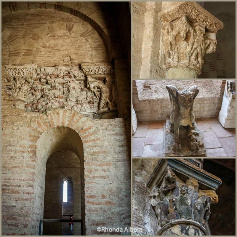 Romanesque Sculpture and Frescos: Basilica of St Sernin Toulouse 4 Romanesque sculpture in the portal of the Basilica St Sernin in Toulouse France