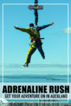 Leaping off the Sky Tower is one of the many adrenaline rush activities in Auckland New Zealand