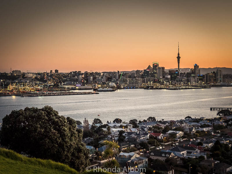75 Free and Nearly Free Things to Do in Auckland New Zealand 20 Watching the sunset over the city is one of the many things to do in Auckland New Zealand