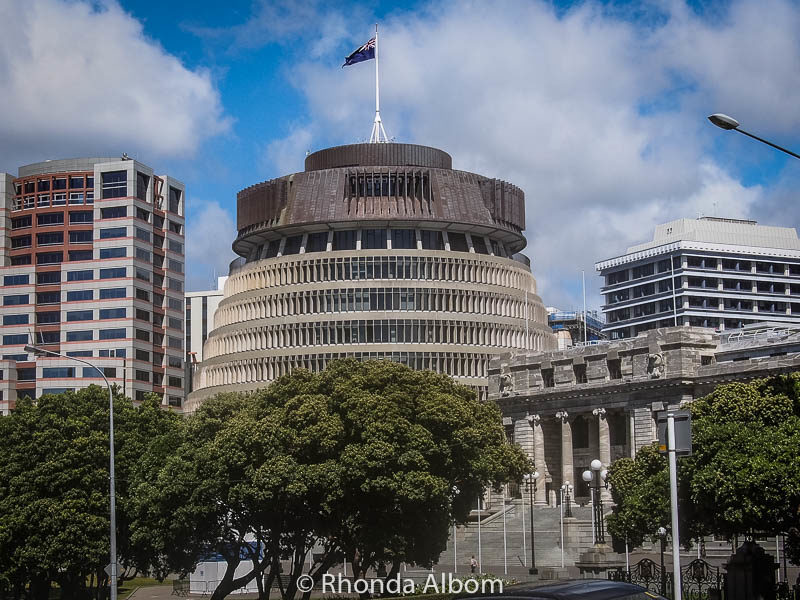 New Zealand's parliament buildings in Wellington