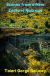 This is one of many stunning scenes seen from a New Zealand train traveling through the Taieri from Dunedin New Zealand