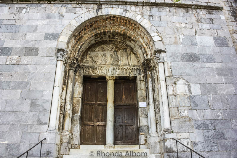 Saint Bertrand de Comminges: Charming French Village 7 Saint Bertrand de Comminges Cathedral entrance in France