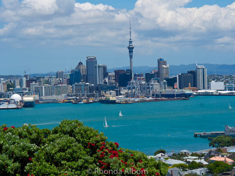 Auckland New Zealand skyline