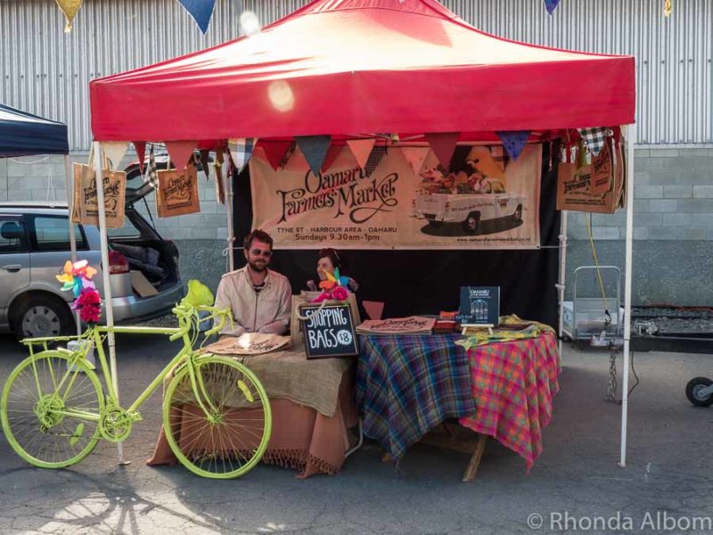 10 Unusual Things to Do in Oamaru: Steampunk Capital of NZ 10 A booth of the Oamaru Farmer's Market in New Zealand