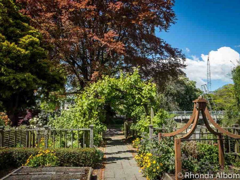 Punting on the Avon River - Fun in Christchurch Botanic Gardens 10 Vegetable garden in the Christchurch Botanic Gardens in New Zealand