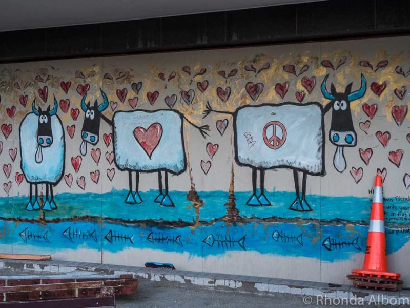Christchurch Street Art Uplifts NZ's Post-Quake City 2 Happy cow street art