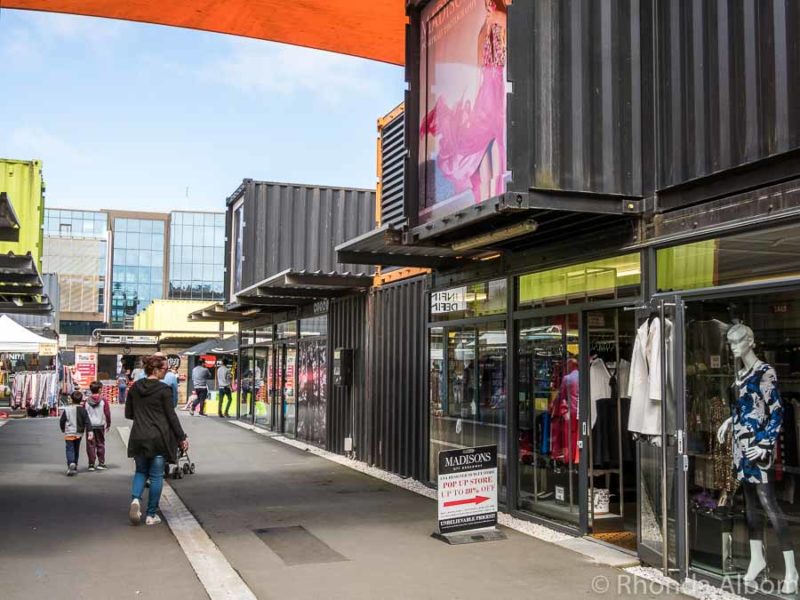Container mall (Re:START) in Christchurch New Zealand