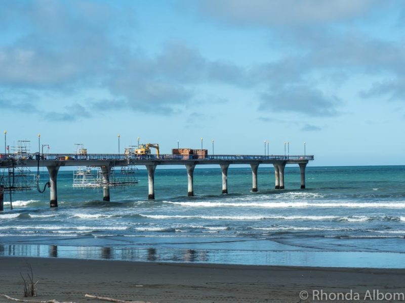 Visiting New Brighton Pier and beach is one of many things to do in Christchurch New Zealand