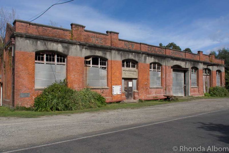 Old freezing works in Tokomaru Bay, a stop on our drive through the East Cape from Gisborne to Opotiki in New Zealand