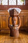 Maori Carving in a New Zealand church
