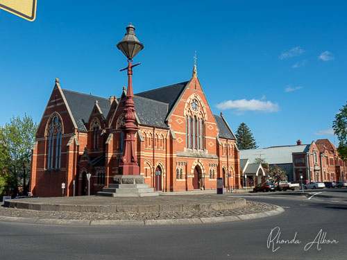 Classic church on a cornerin Ballarat Australia
