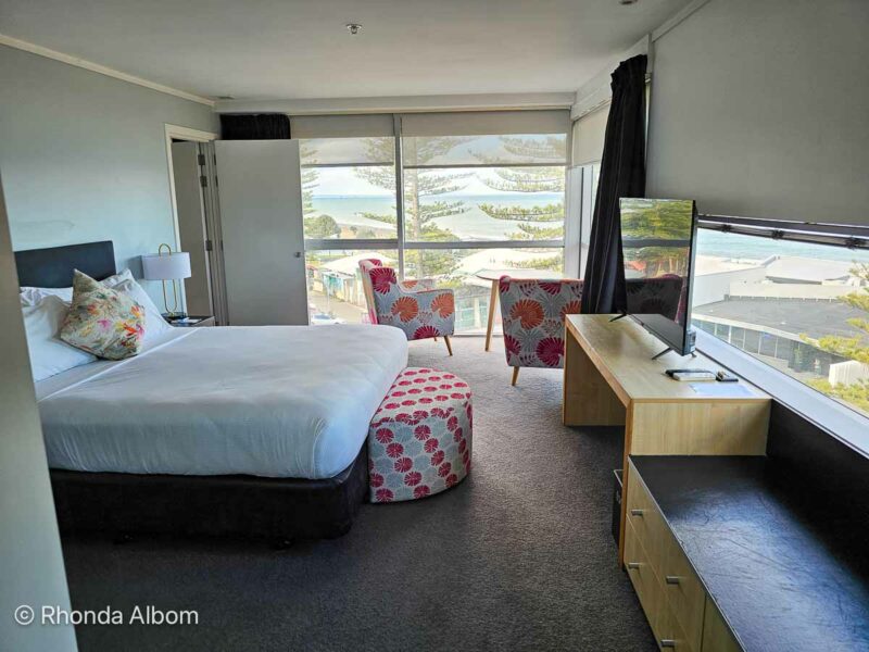 Our room at Te Pania Scenic Hotel in Napier