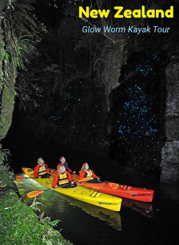 Tauranga Glow Worm Tour Review: Night Kayaking in NZ 13 A kayak night tour to see the glow worms in the Bay of Plenty New Zealand is both thrilling and mesmerizing at the same time.