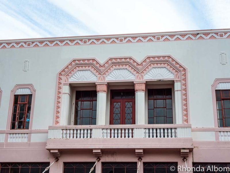 Central Hotel seen on the art deco walking tour in Napier New Zealand