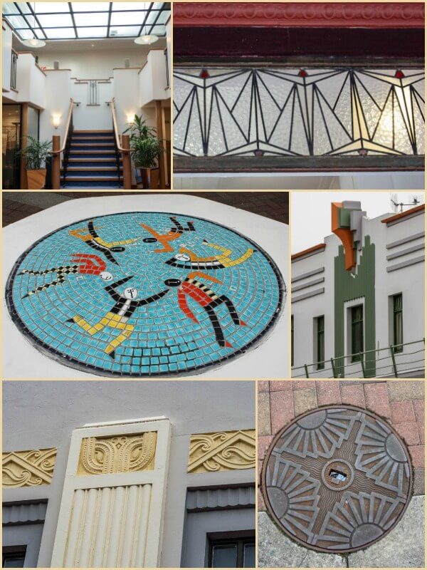Art Deco Features seen in Napier New Zealand