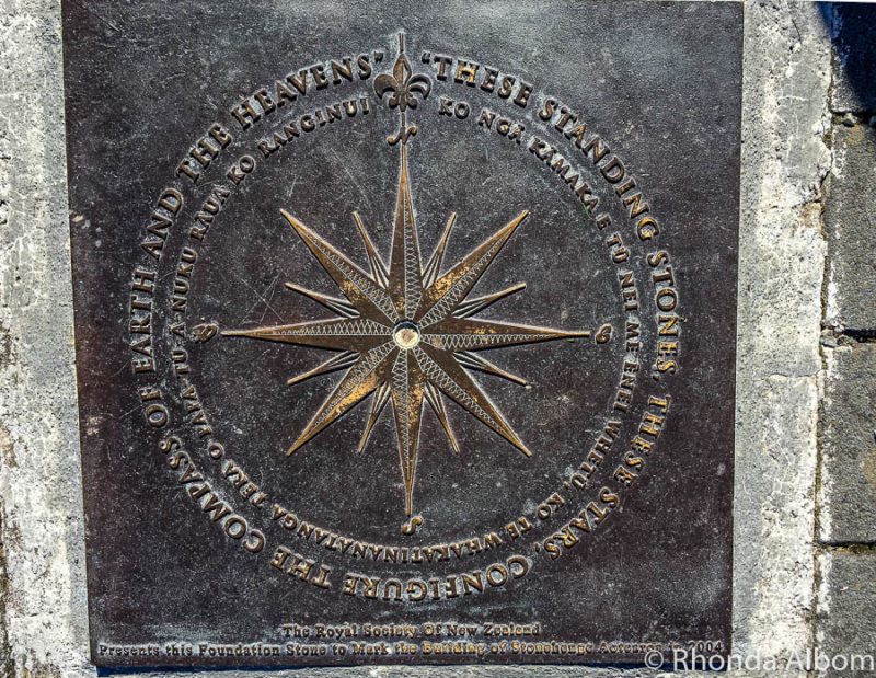 Founding stone for Stonehenge Aotearoa