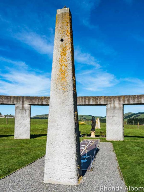 Obelisk at Stonehenge New Zealand