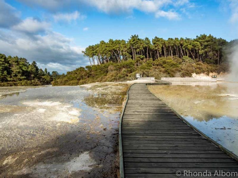 Artists Palette in Champagne Pool Wai-O-Tapu, Rotorua New Zealand