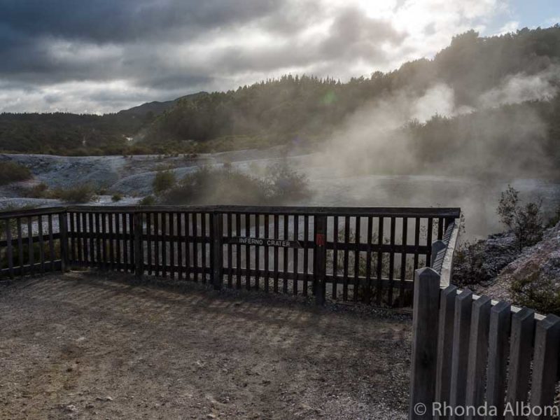 Inferno Crater at Wai-O-Tapu, Rotorua New Zealand
