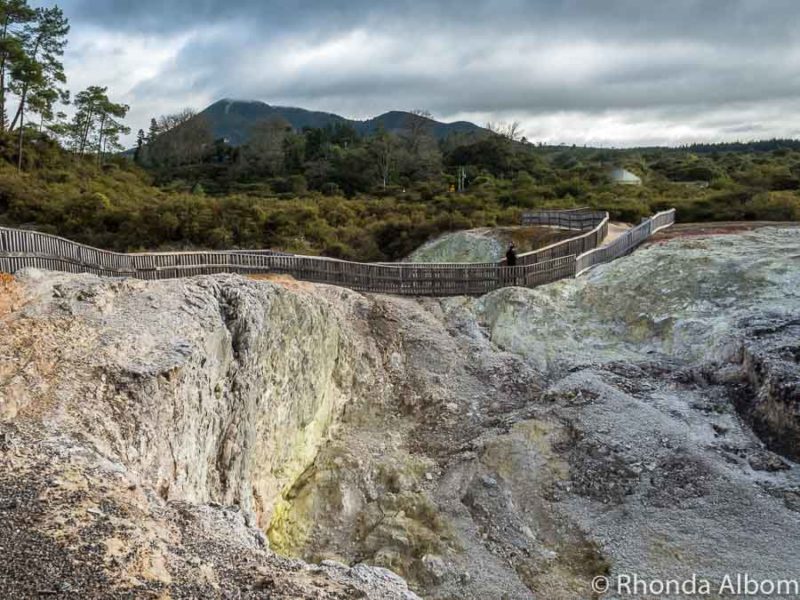 Sulfer Cave at Wai-O-Tapu, Rotorua New Zealand