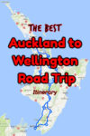 Auckland to Wellington Road Trip Route