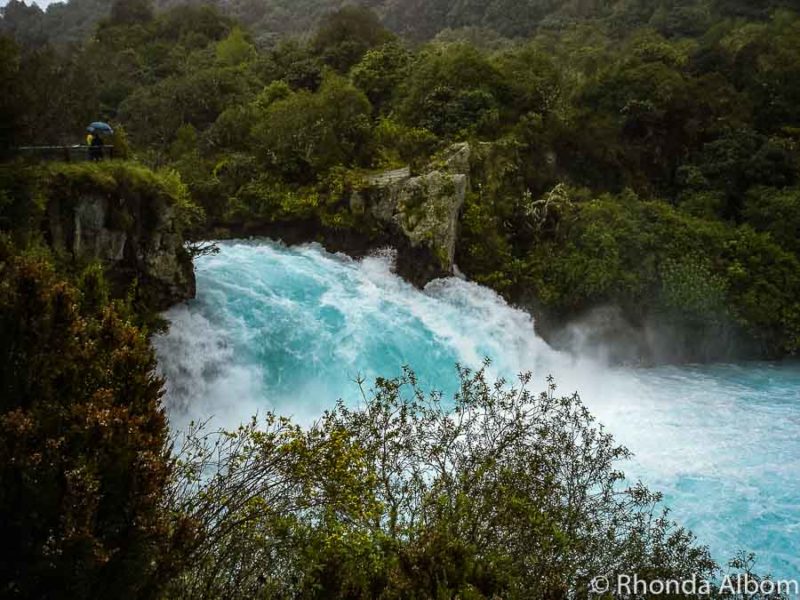 Huka Falls in Lake Taupo, New Zealand