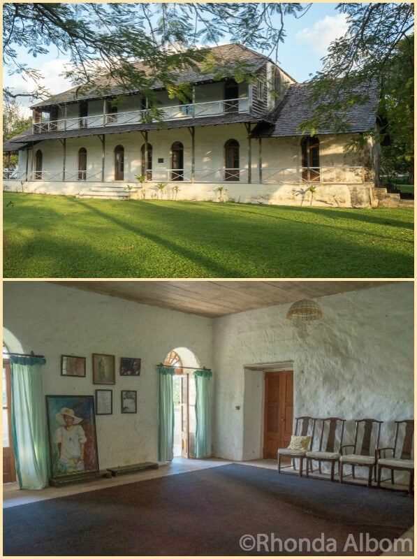 Para O Tane Palace or Palace of Makea, on Rarotonga Cook Islands