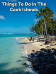 Beach view near The Rarotongan Beach resort in Rarotonga Cook Islands