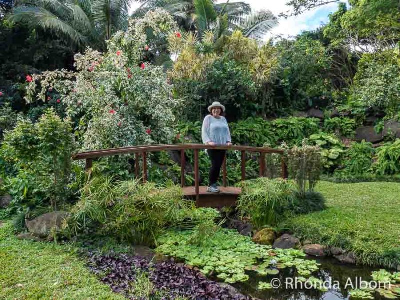 Exploring the Maire Nui Gardens is one of many things to do in Rarotonga on the Cook Islands