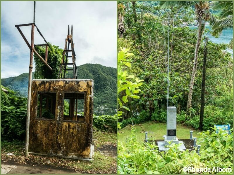 Abandon Aerial Tramway car in American Samoa