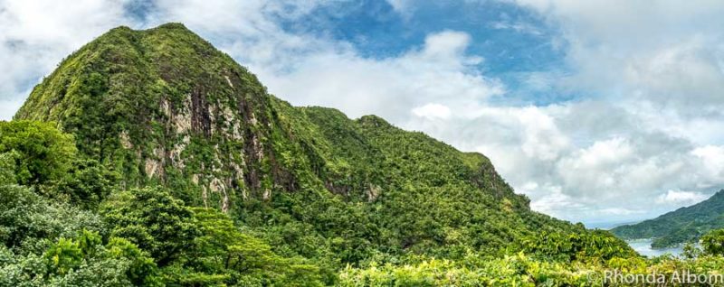 Rainmaker Mountain on Tutuila Island in American Samoa