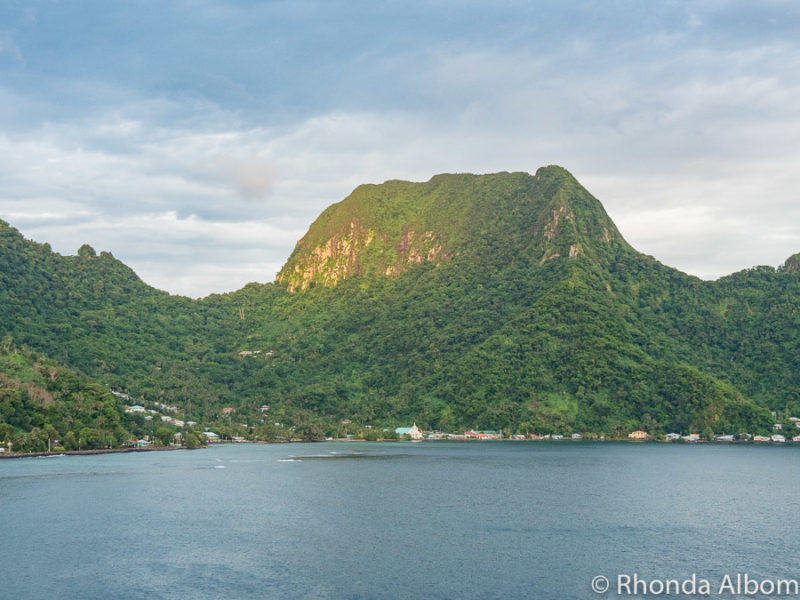 Rainmaker Mountain is one of the many sights we saw when visiting American Samoa