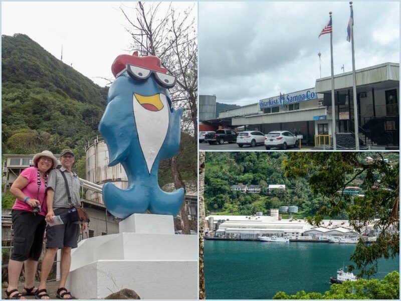 Starkist Tuna Cannery and Charlie Tuna in American Samoa