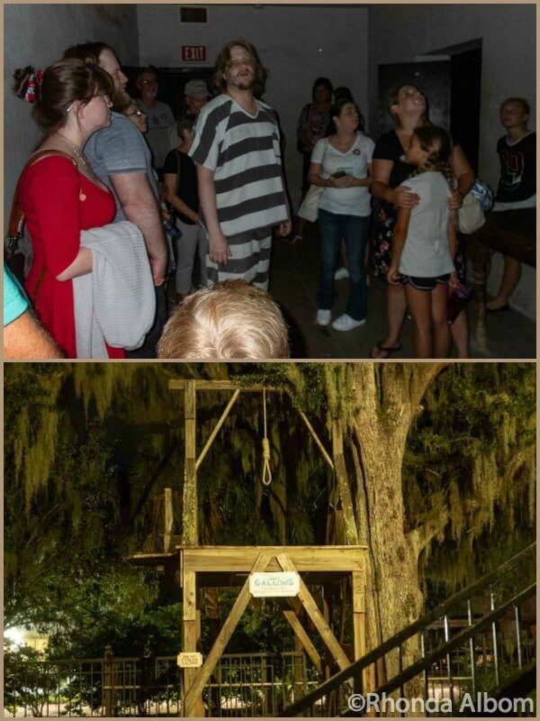 Old Jail in St Augustine Florida during Ghosts and Graveyards tours