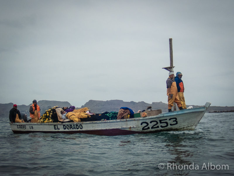 Getting to Isla Damas - Seeing Penguins in Chile 7 Fishing boat in Chile