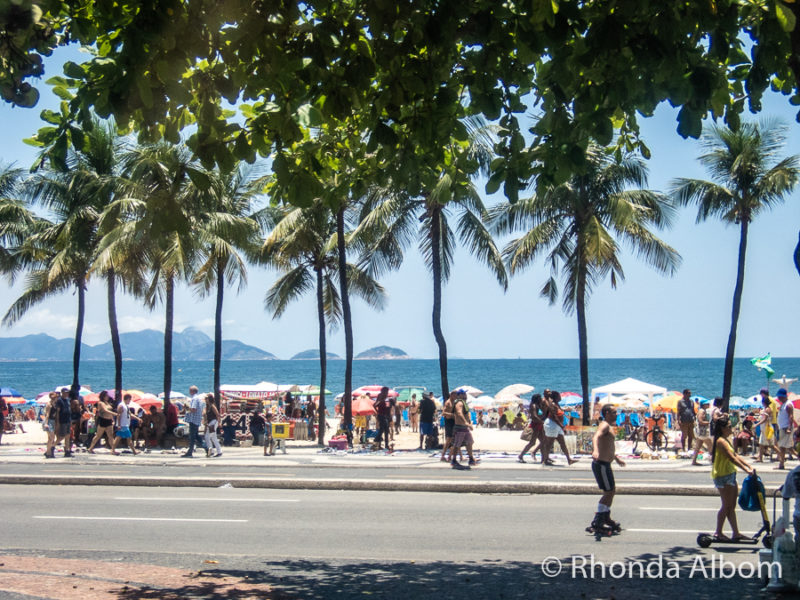 Our South America Itinerary: Highlights of Argentina, Chile and Uruguay 23 Copacabana Beach on a South American itinerary in Rio de Janeiro, Brazil