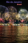 Fireworks cover Copacabana Beach while 2 million people are onshore in Rio de Janeiro for New Year's Eve.