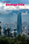 Did you know that Santiago Chile is home to the tallest building in Latin America? Watching the sunset from Sky Costanera is one of the many great things to do in the Santiago.