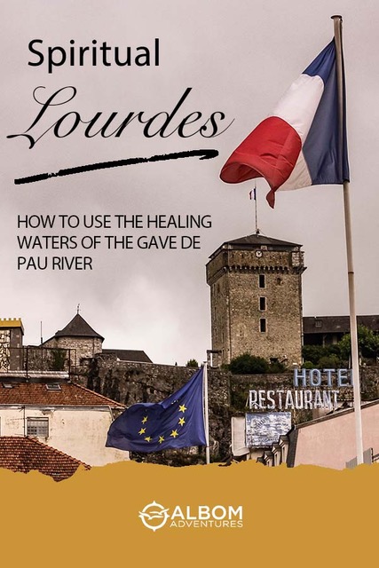 Lourdes, France - A Town of Healing Water and Miracles 21 French flag in Lourdes France