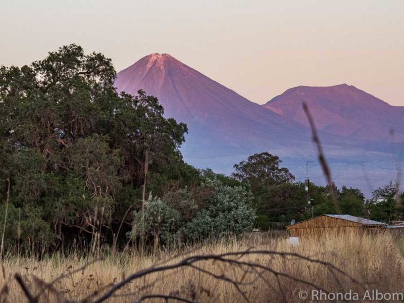 17 Things to Do in San Pedro de Atacama Desert 19 Licancabur Volcano seen from San Pedro de Atacama, Chile