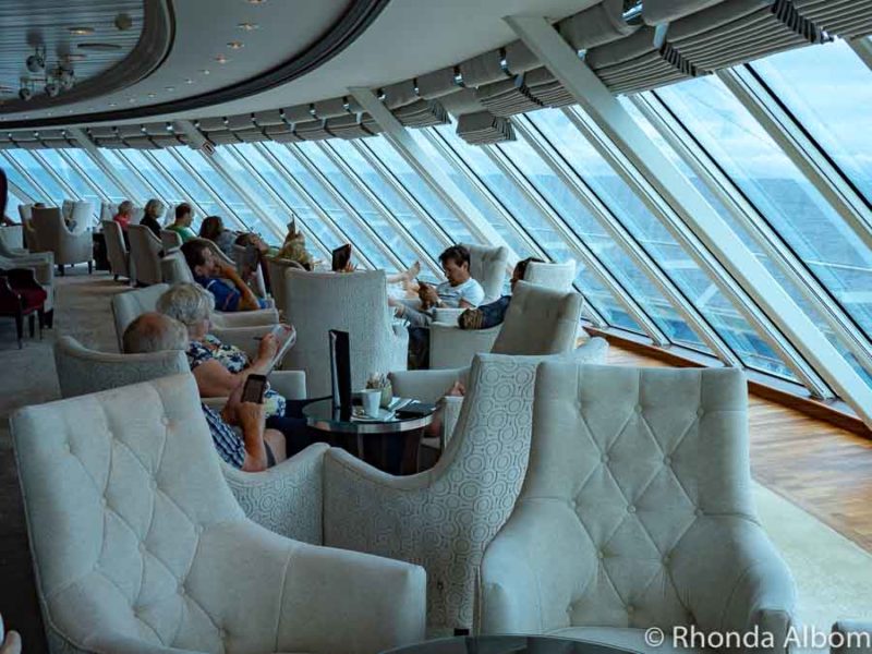 Living Room Azamara Pursuit - a boutique cruise at its best