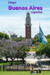 The British clocktower (Torre Monumental)i s one of the unique things to see in Buenos Aires, the cosmopolitain capital of Argentina