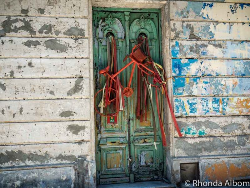 22 Captivating Things to Do in Montevideo - Discover Uruguay 14 Bike rental shop with an interesting door in Montevideo Uruguay