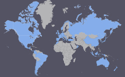 Albom Adventures Countries Visited as of 2019