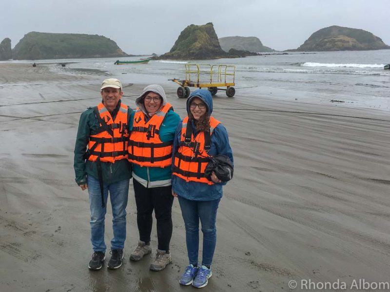 How to Tour Chiloe Island: See Penguins or Palafitos 3 Waiting for a boat on Punihuil beach