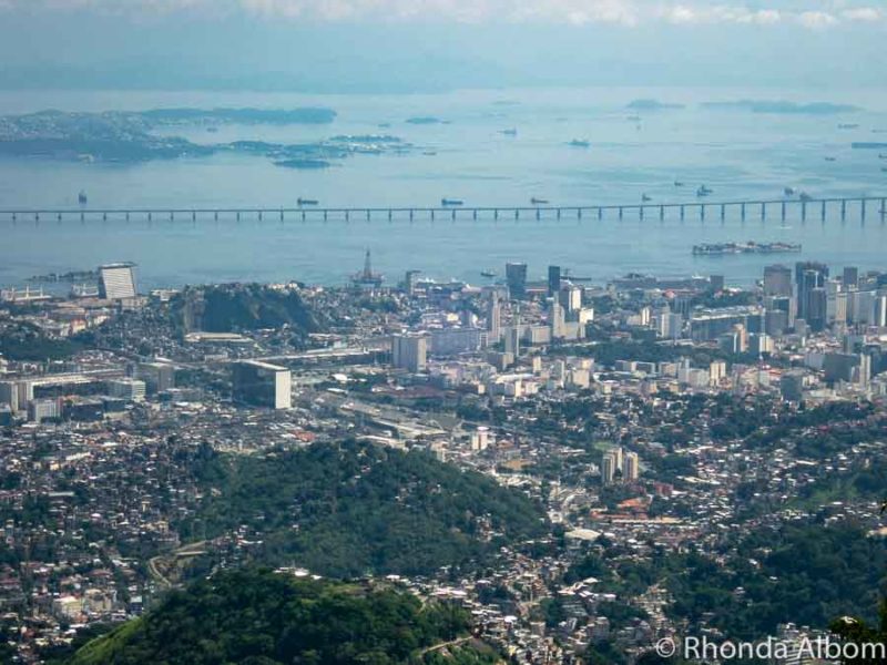 Visit Christ the Redeemer: How to get up Corcovado Mountain, Rio 6 Views to the north as we visit Christ the Redeemer in Rio de Janeiro Brazil