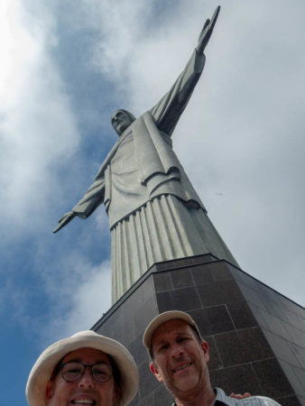 Visit Christ the Redeemer: How to get up Corcovado Mountain, Rio 13 Selfie at on our Christ the Redeemer visit