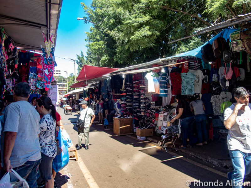 A market in Ciudad del Este, Paraguay
