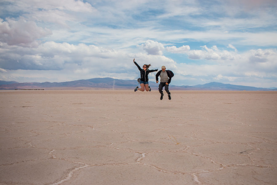 Salt flats in Purmamarca on our South America itinerary