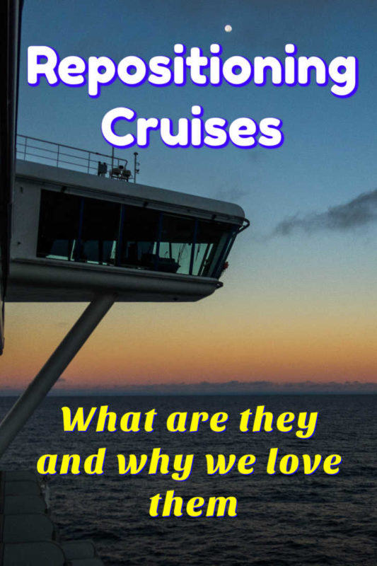 See why we love repositioning cruises